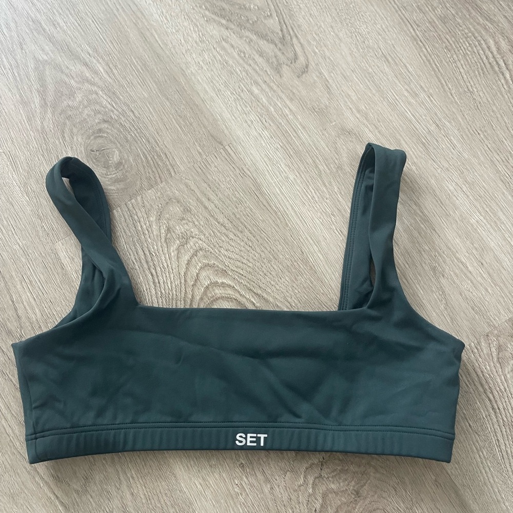 SET Active Teal Sports Bra